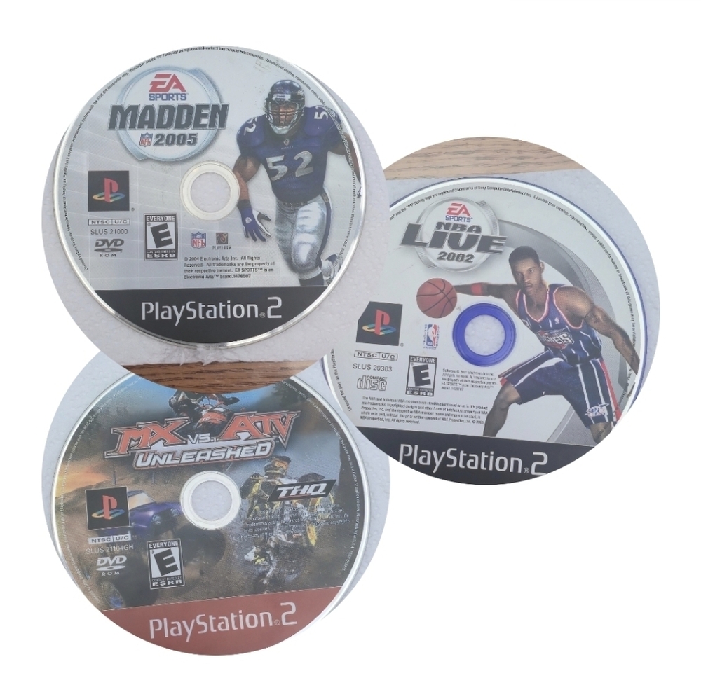 3 Game Playstation 2 Bundle